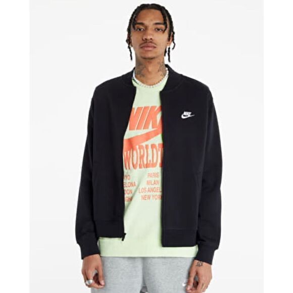 SWEATSHIRT NIKE SPORTSWEAR CLUB BOMBR JACKET BB Size XL - Picture 1 of 8